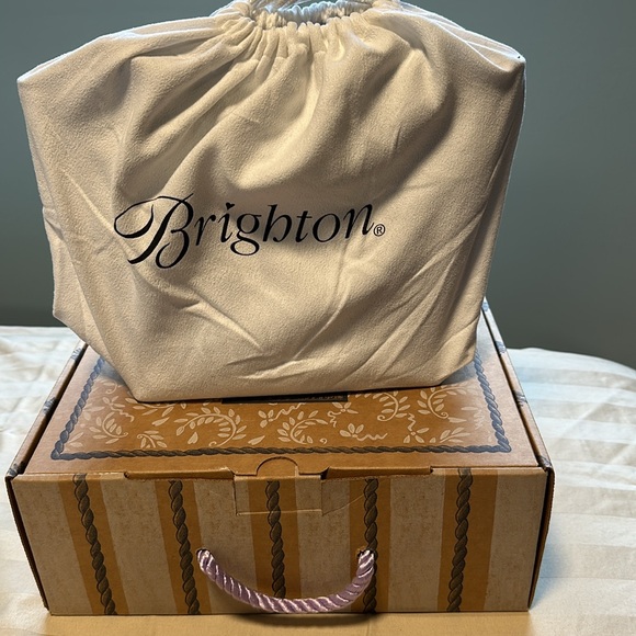 Brighton leather small tote in zebra stripe - Picture 7 of 11